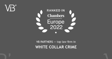 Chambers Europe recognized VB Partners in White-Collar Crime (Band2) - VB Partners